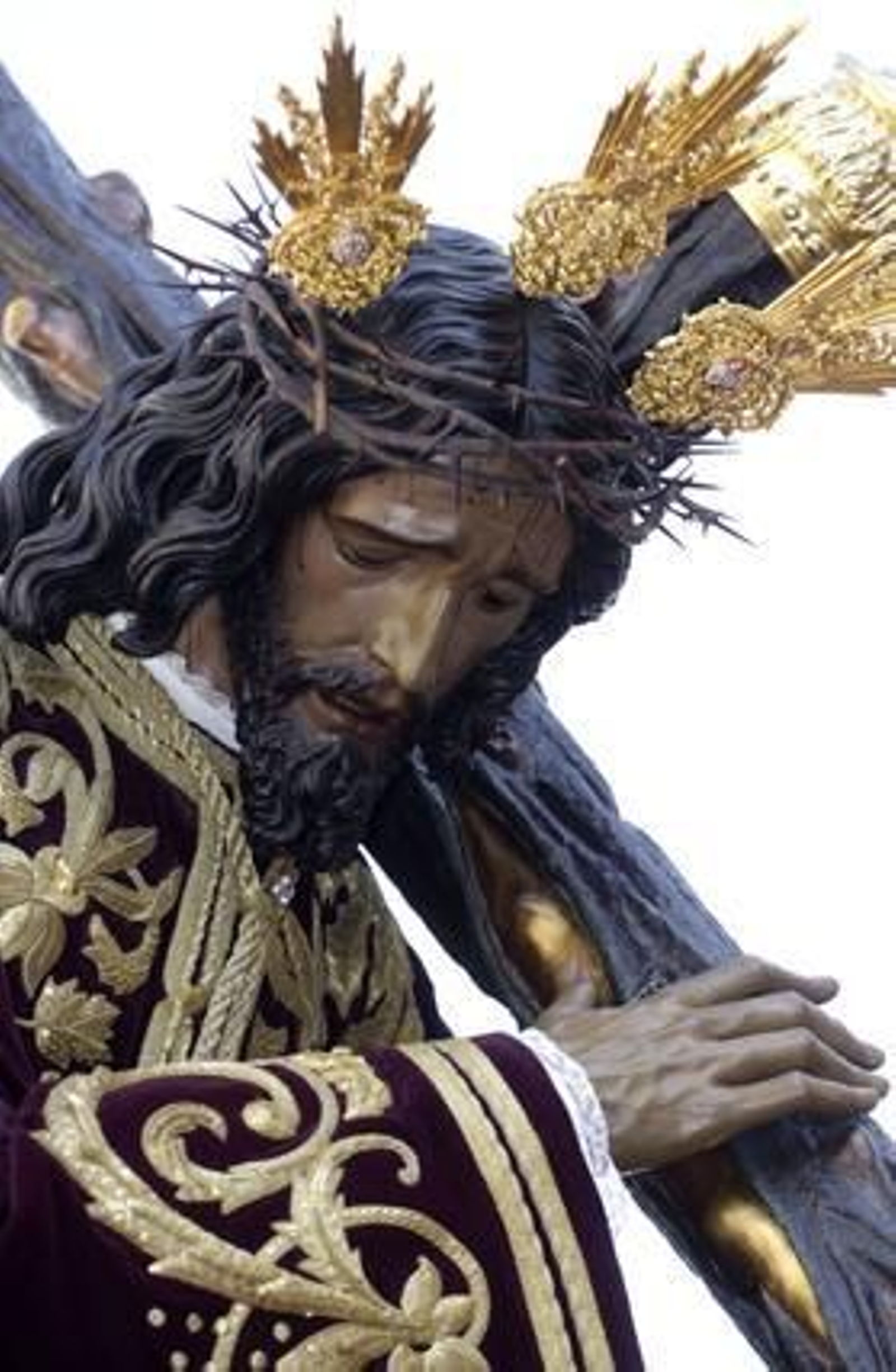 Primer plano del Cristo de San Roque.

Foto: Victoria Hidalgo