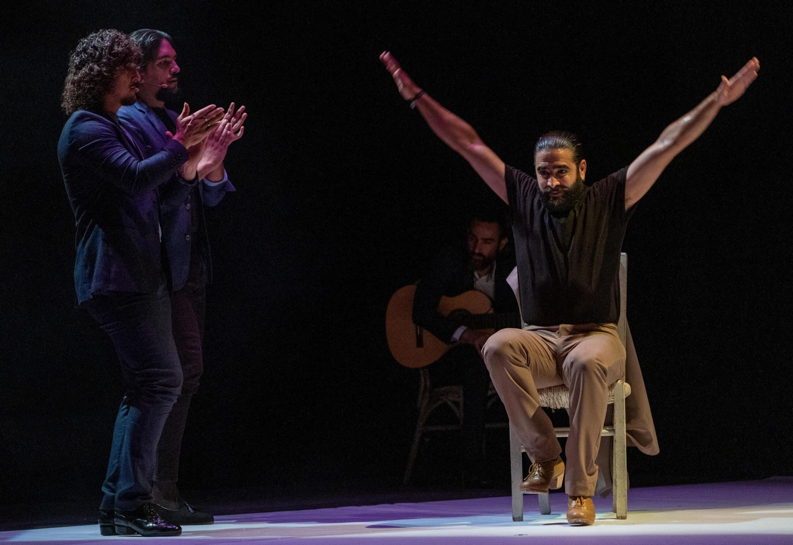 Antonio Molina, 'El Choro', durante una actuación.