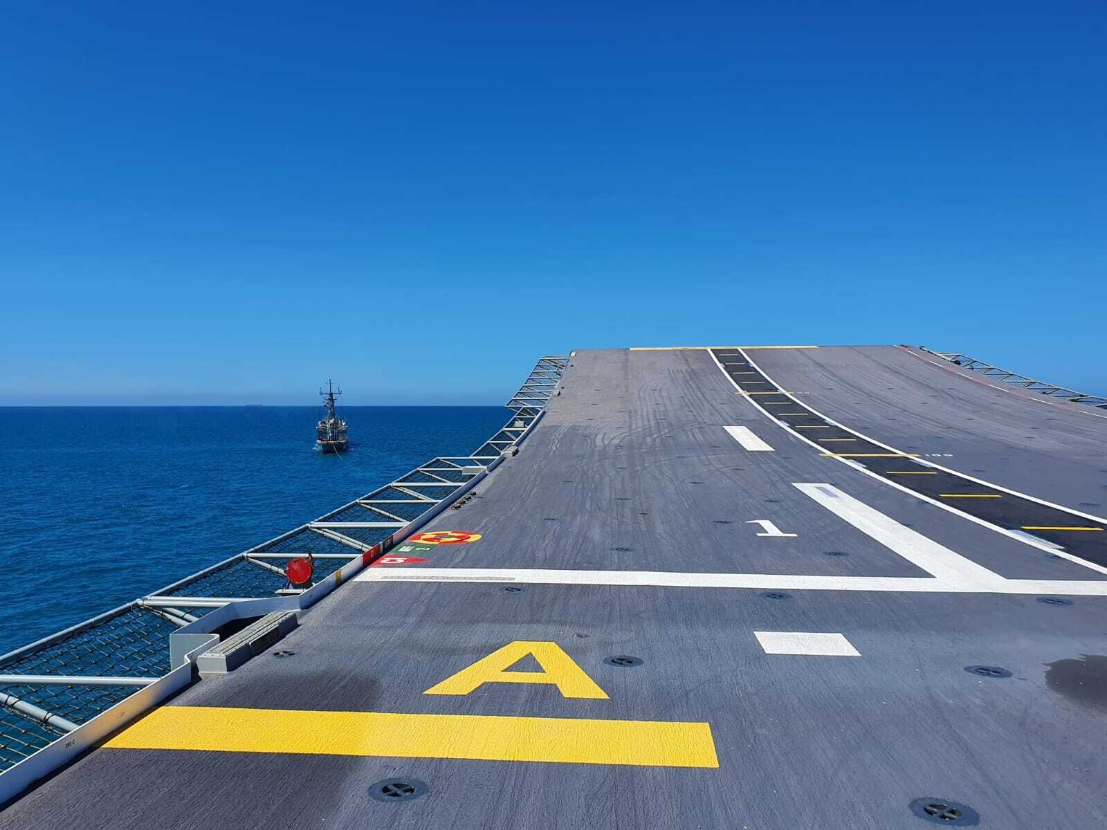 Las imágenes de la calificación operativa del buque 'Juan Carlos I'