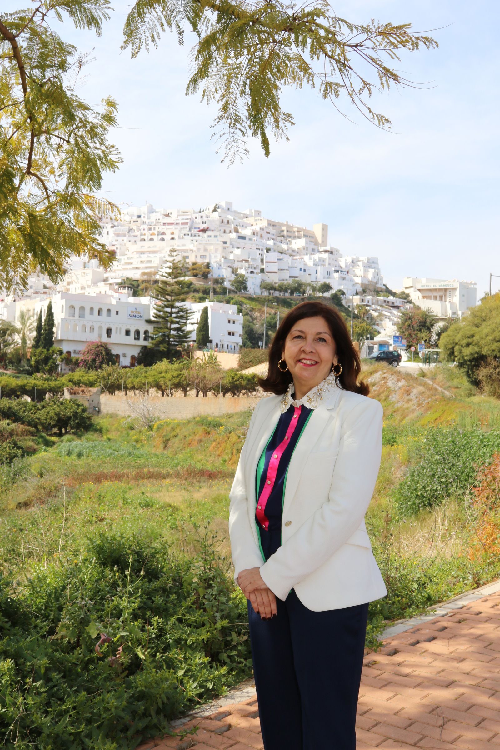 Rosa María Cano, candidata del PP para la Alcaldía de Mojácar.