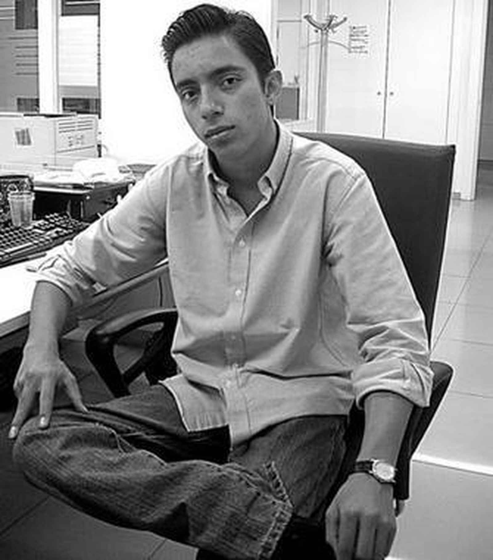 Alfredo Cervantes vino desde México para hacer de ayuda de Ruiz Manuel