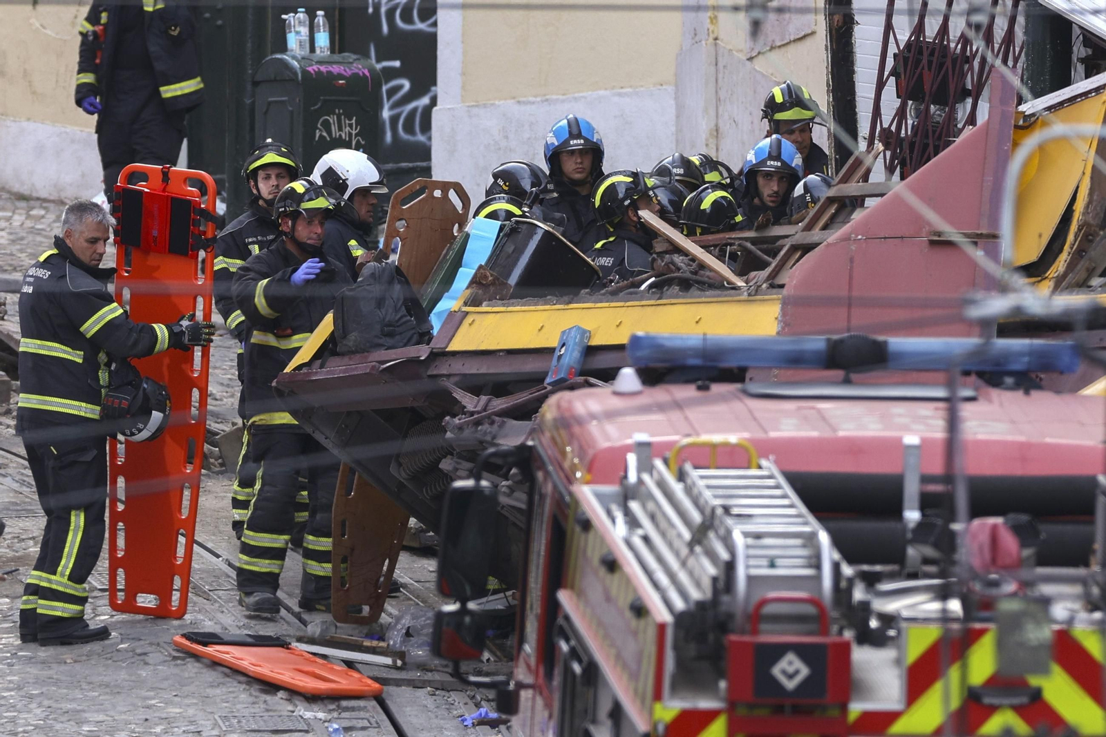 El trágico accidente del funicular de Lisboa