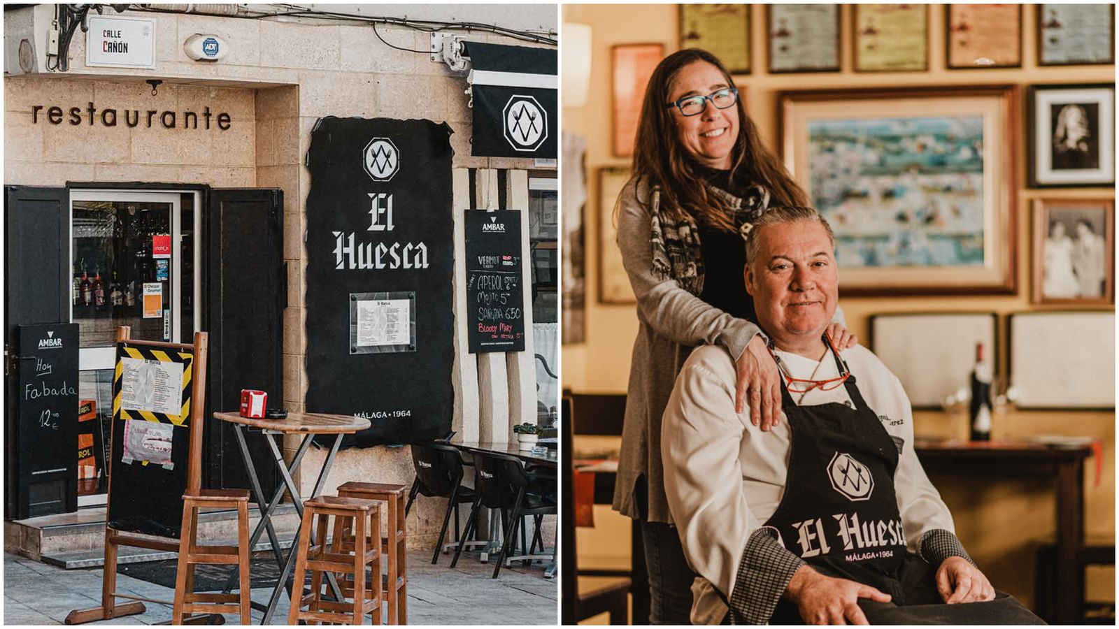 La entrada de El Huesca e Ignacio González.