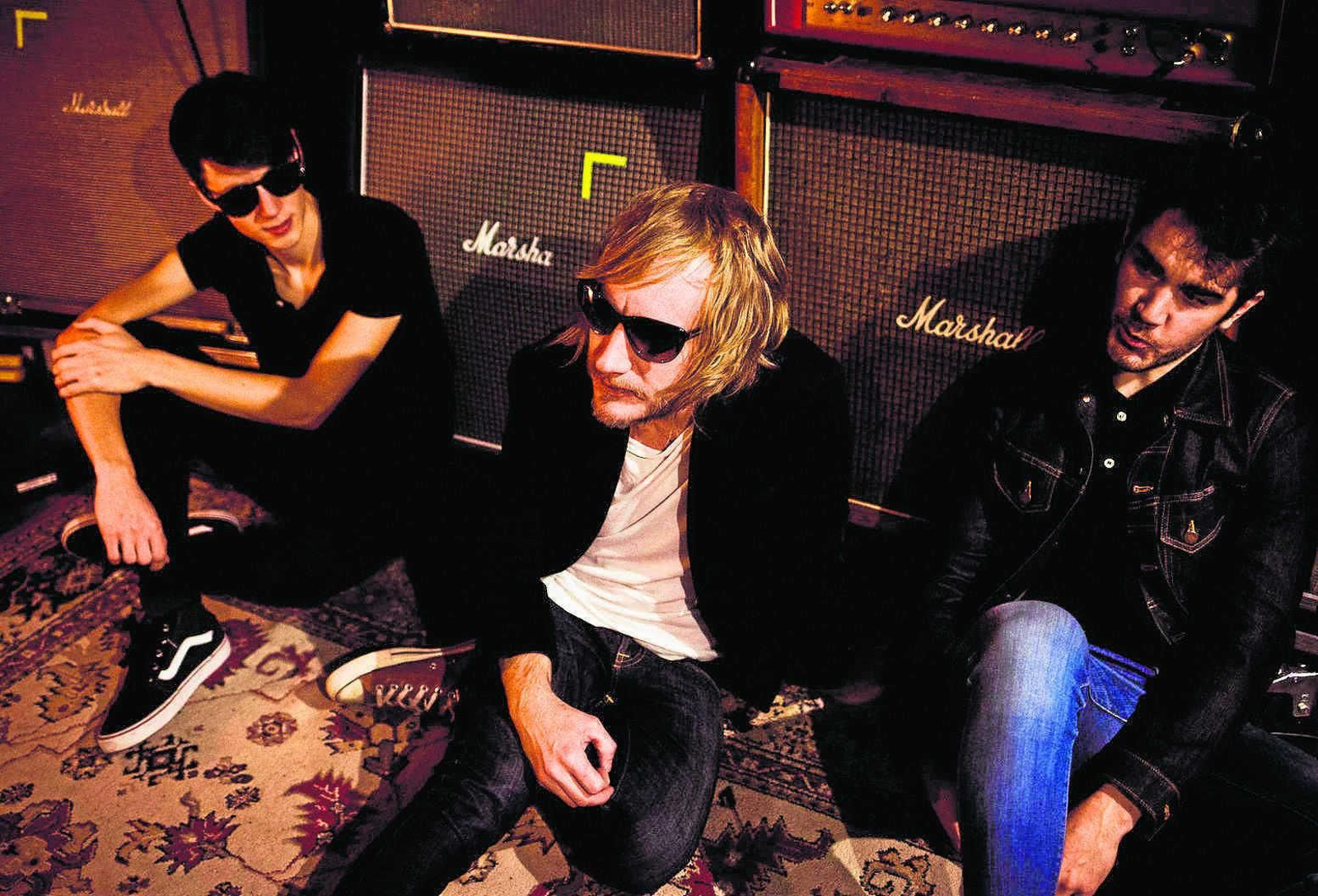 Los componentes de la banda murciana Neuman.