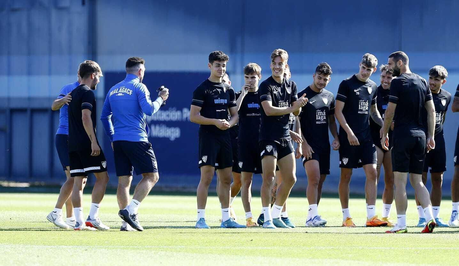 Las fotos del entrenamiento del Málaga CF antes de la visita del Oviedo