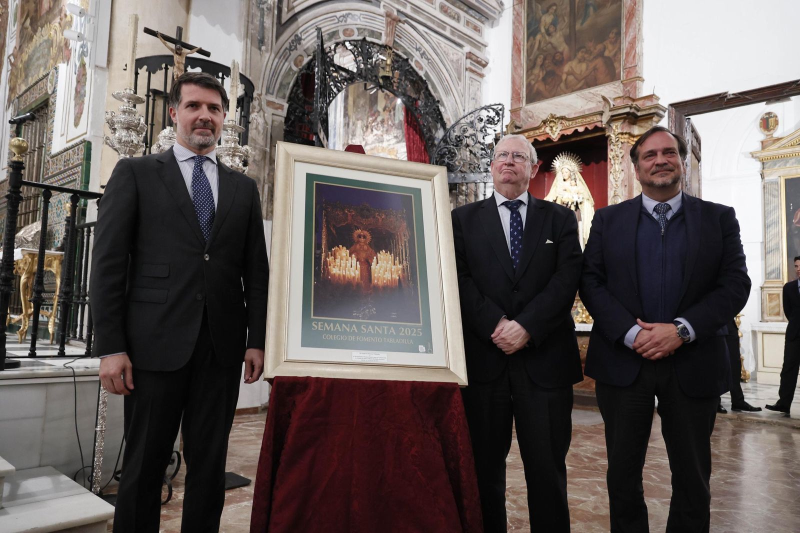 Presentación del cartel de Semana Santa del colegio Tabladilla