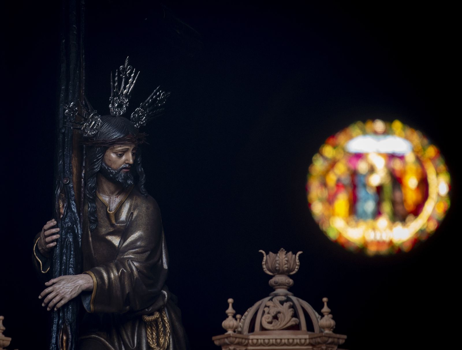 La procesión del Cristo de la Corona, en imágenes