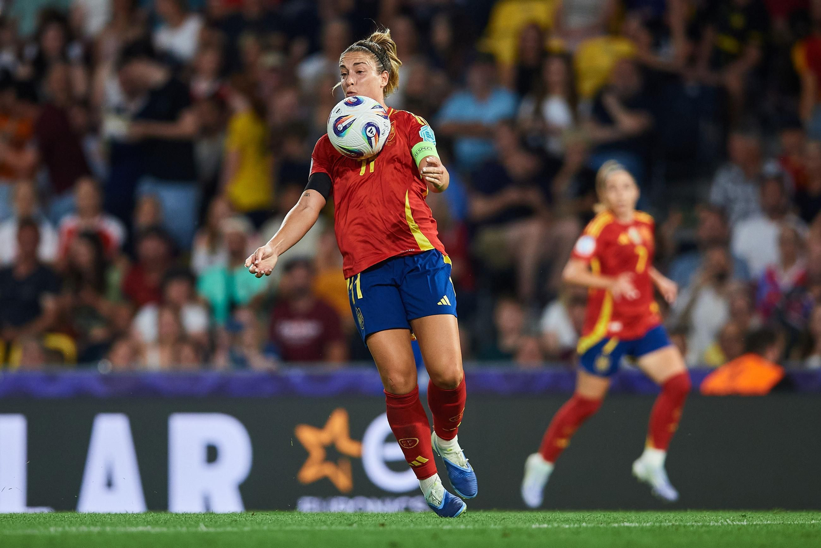 Las fotos del España - Portugal en la Eurocopa femenina