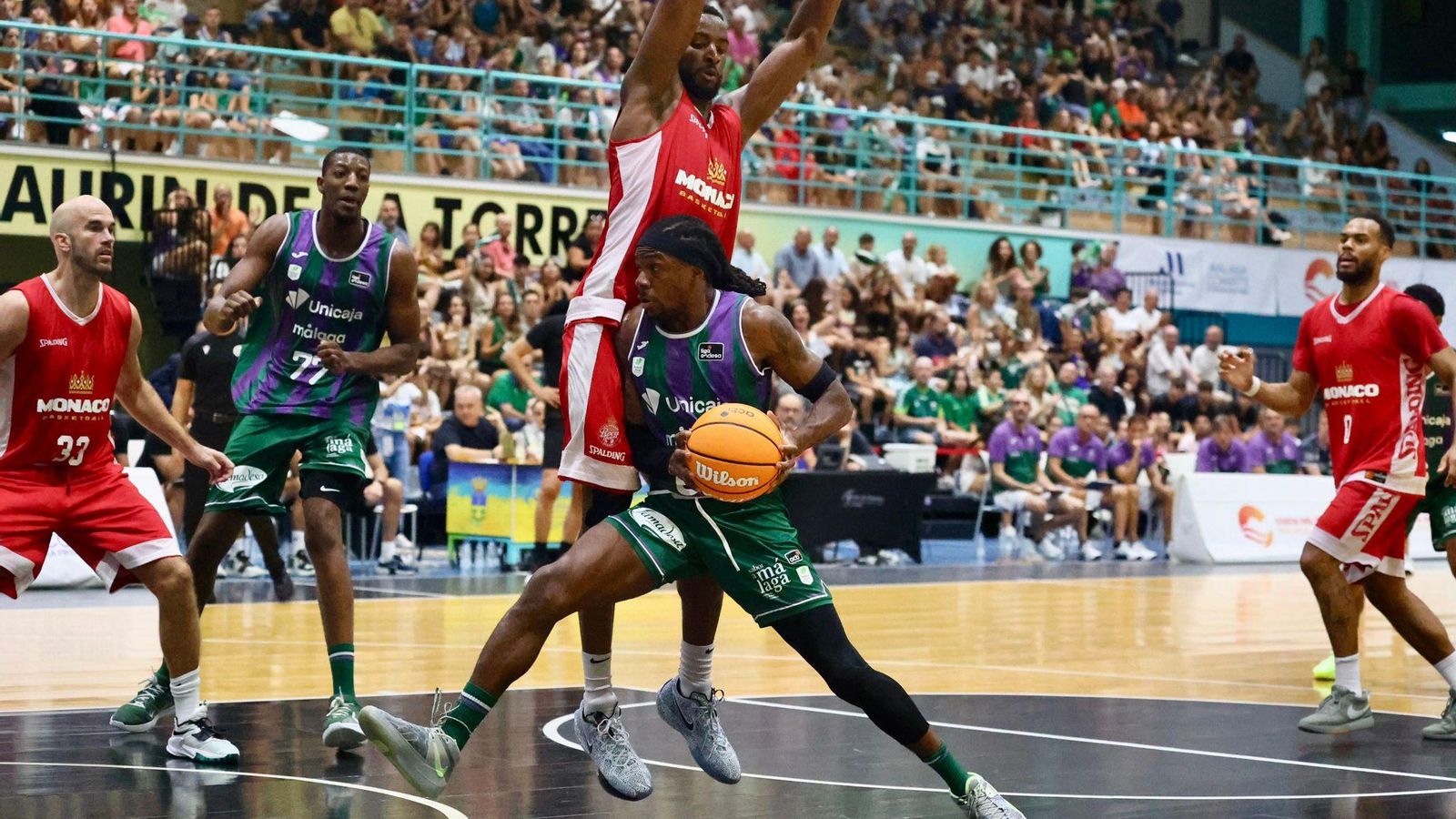 El Unicaja - Mónaco, en fotos