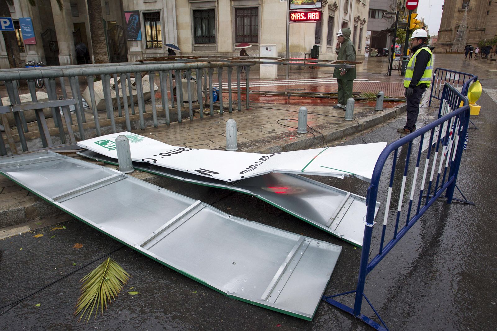 Las consecuencias del paso de 'Ana' por Málaga