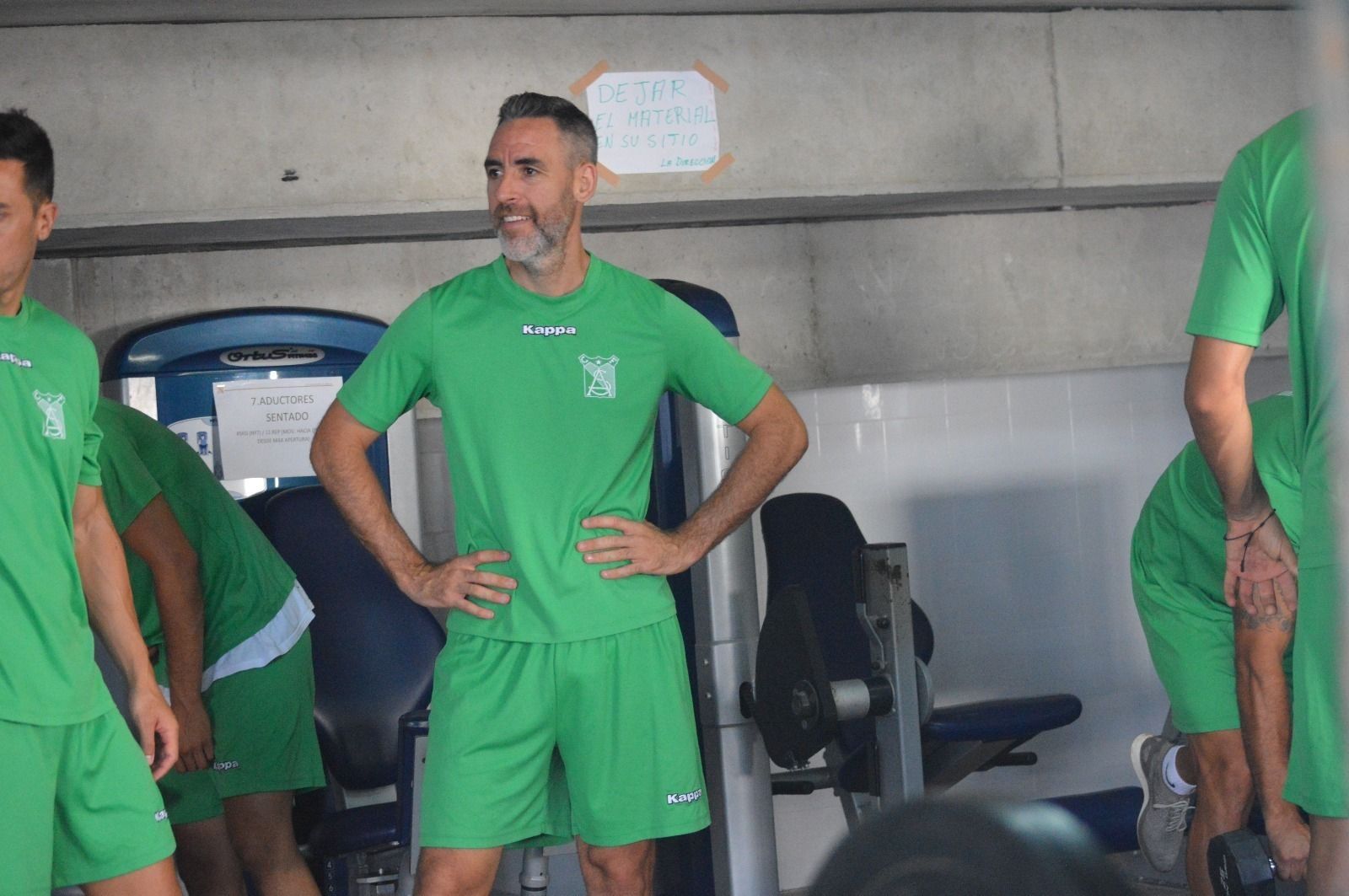 Abel Gómez, uno de los baluartes del centro del campo verdiblanco.