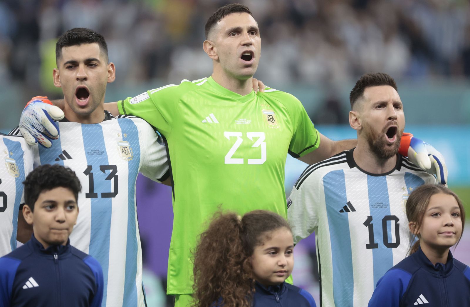 Las fotos de Messi contra Croacia