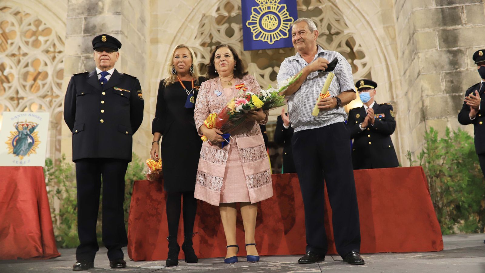 Entrega de medallas de la asociación policial Santo Angél de Jerez