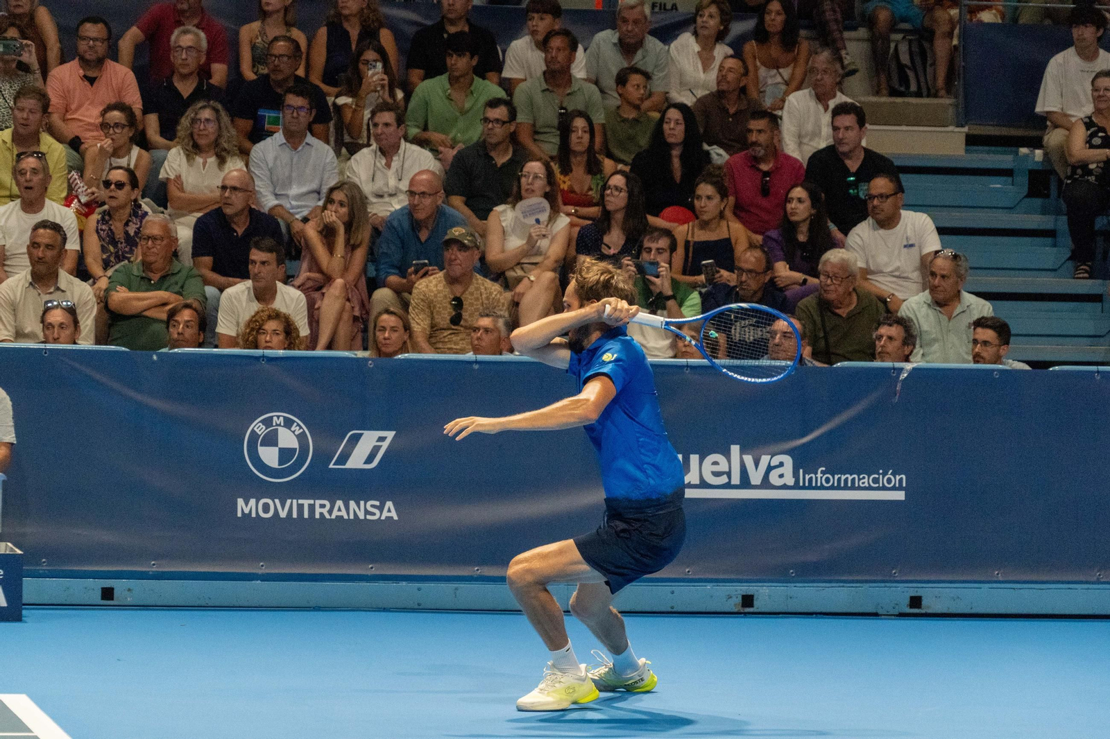 Imágenes de la final masculina de la Copa del Rey de tenis entre Daniil Medvedev y Alejandro Davidovich