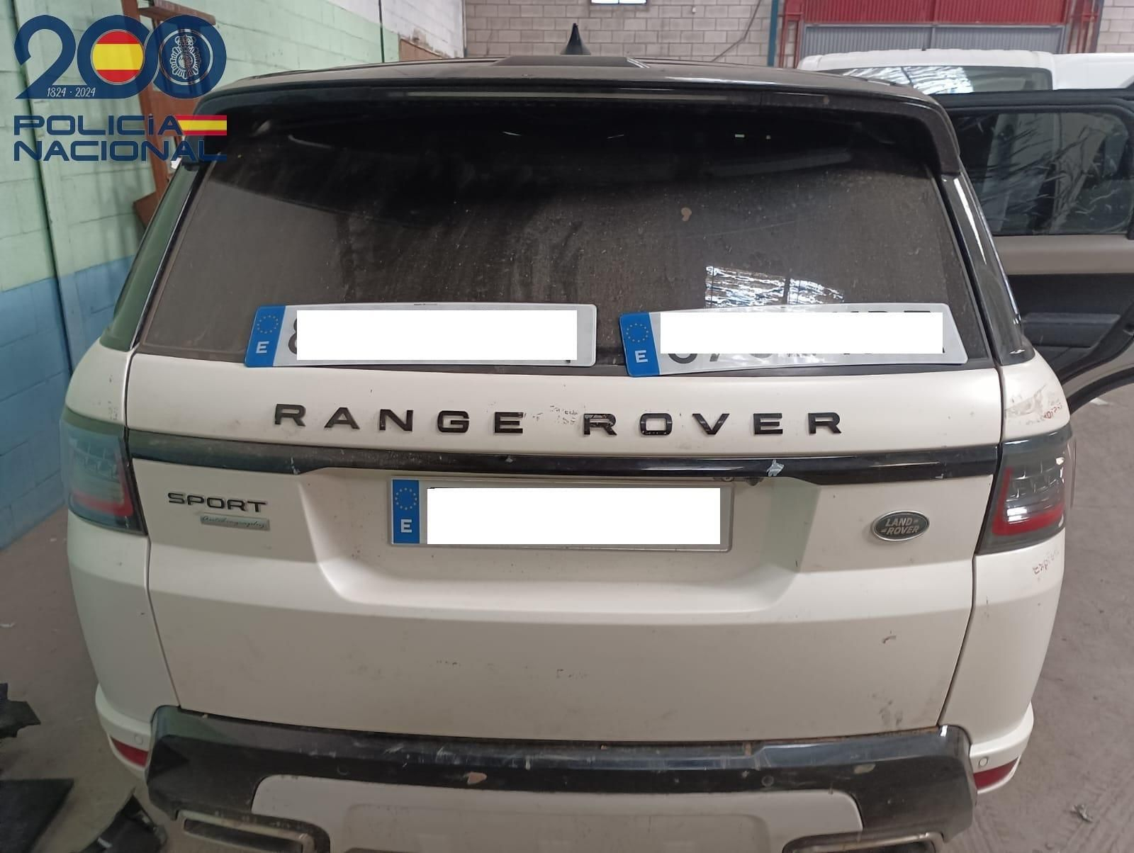 Uno de los coches robados.