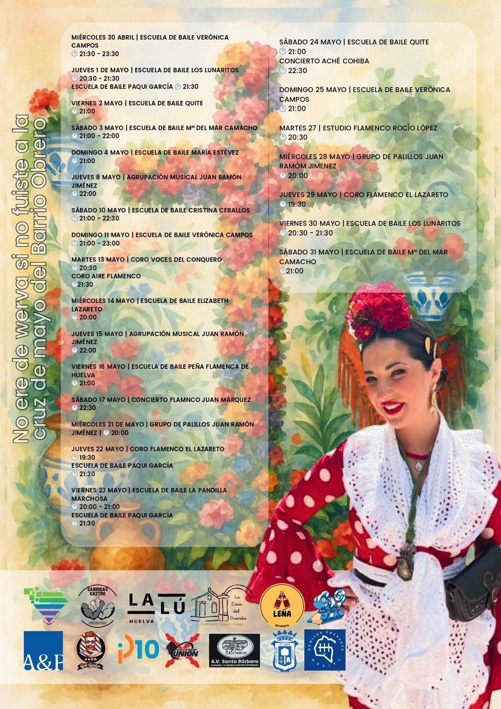 Programación de las Cruces de Mayo.