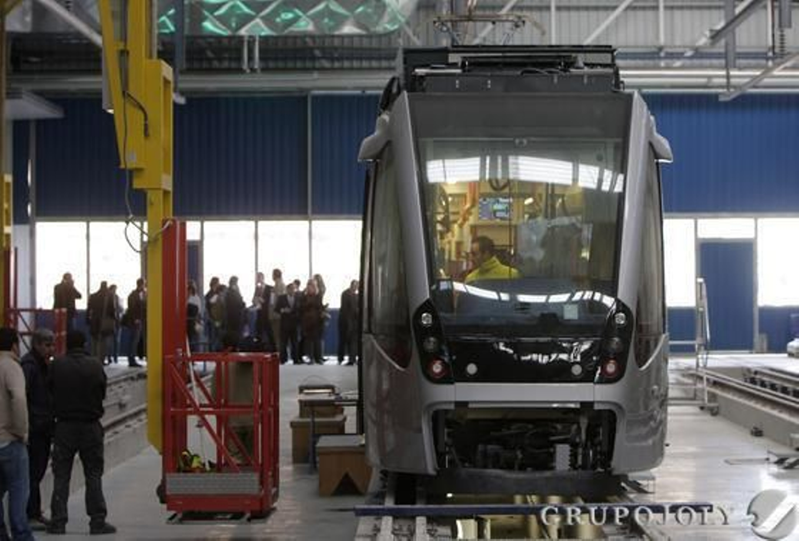 Fábrica de tranvías CAF en Linares (Jaén).

Foto: José Ángel García