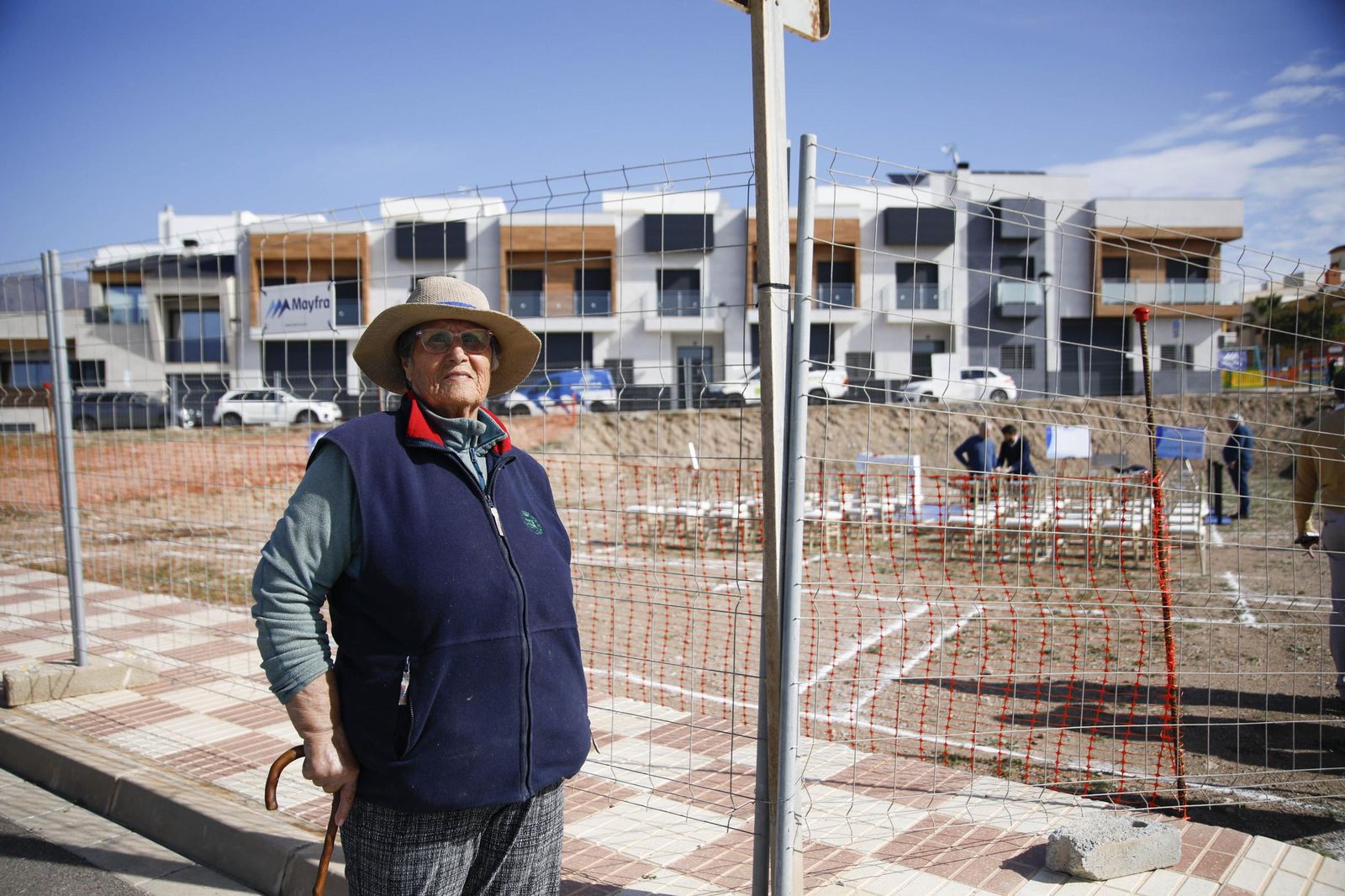 Las imágenes de la primera piedra del Centro de mayores en Balanegra