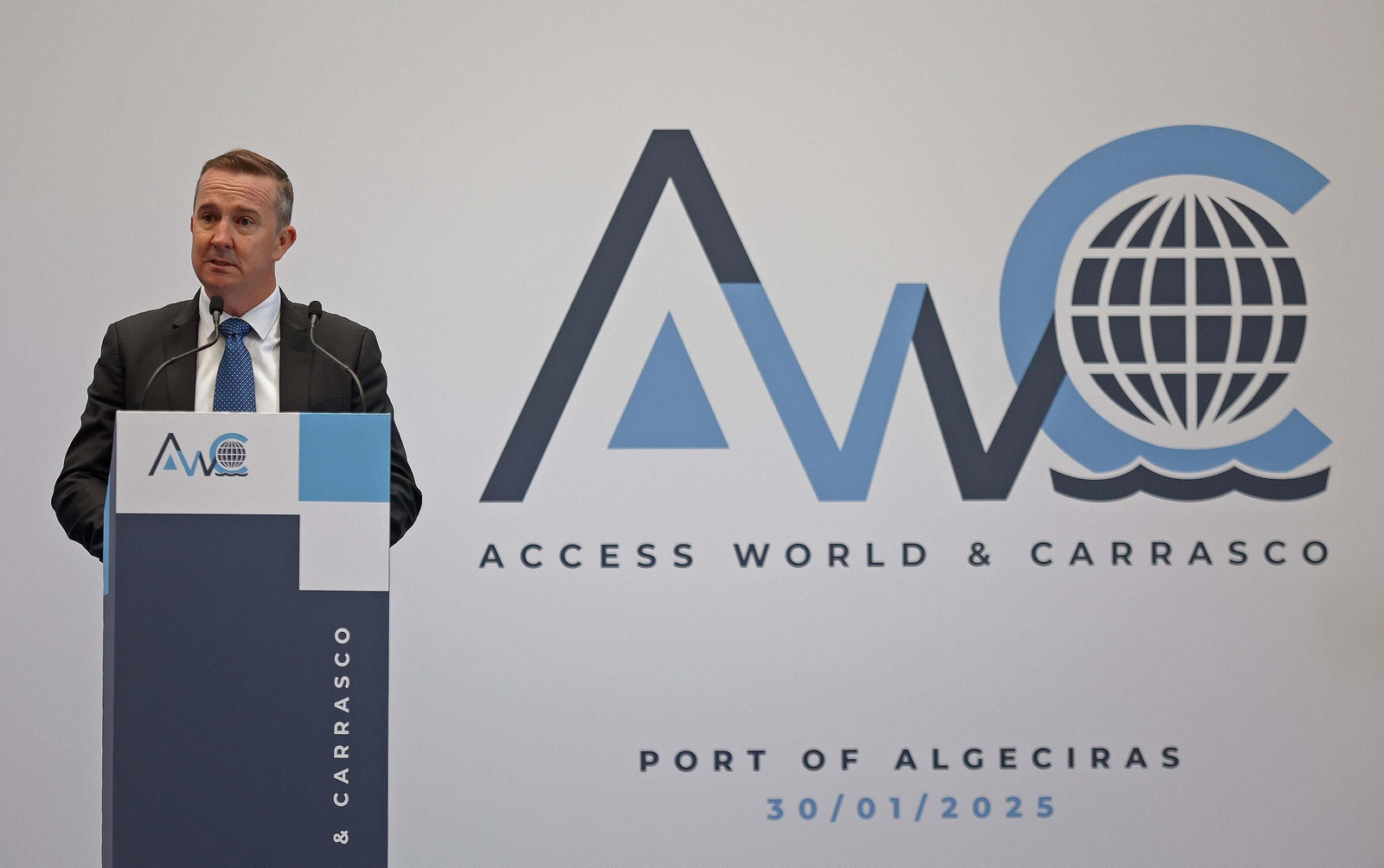 Fotos de la inauguración de Access World Carrasco en el puerto de Algeciras