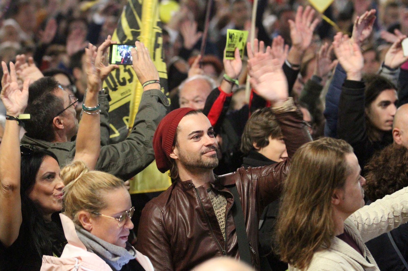 Imágenes de la manifestación contra los Fosfoyesos
