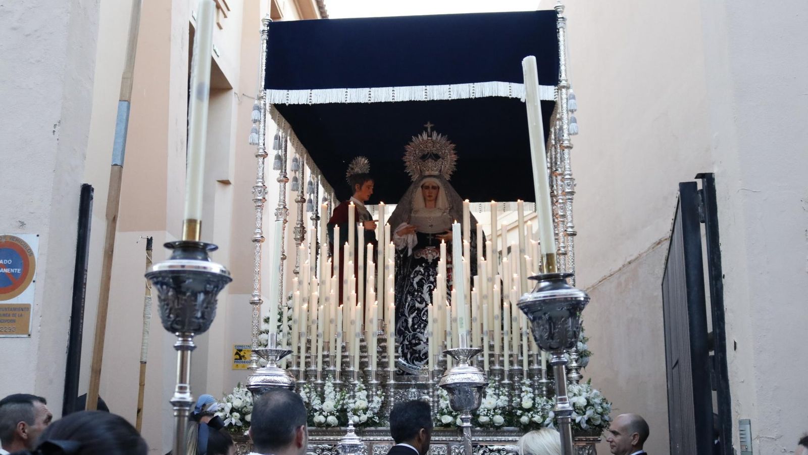 María Santísima de la Concepción, en su salida procesional de 2019.