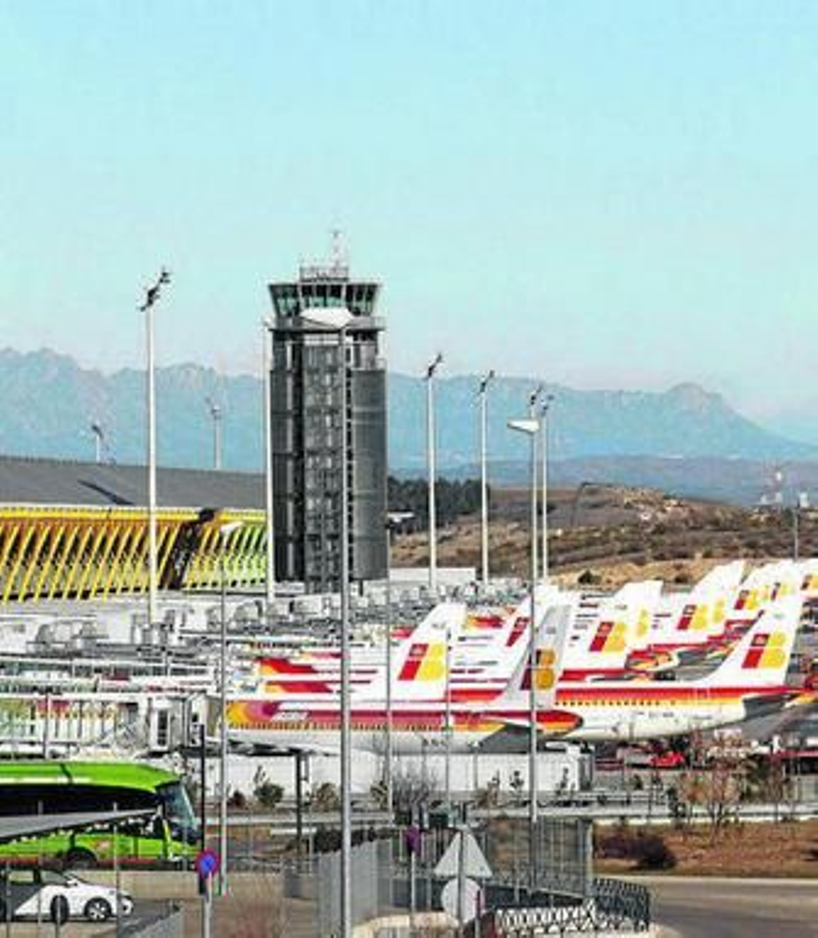 Flota de Iberia en el aeropuerto de Madrid-Barajas.