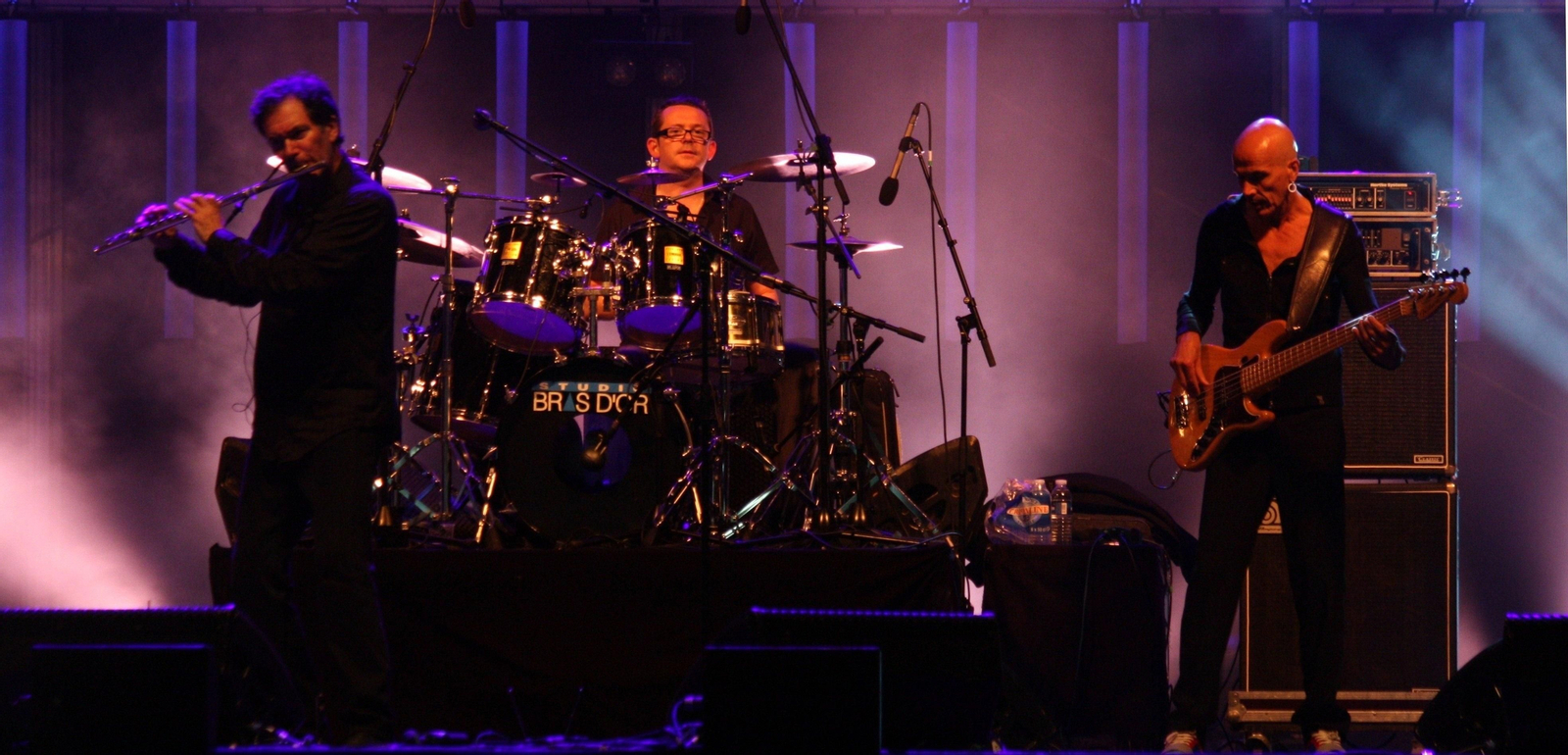 Parte de los integrantes de Gwendal, durante un concierto reciente.