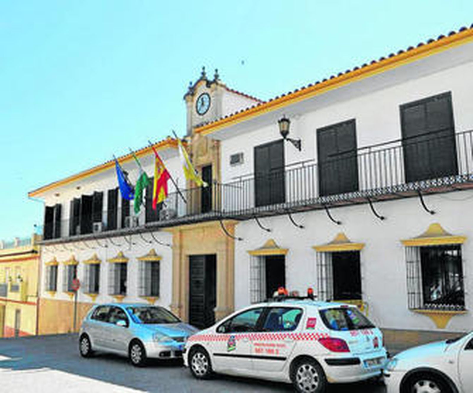 Estado en que se encuentra la vía en el entronque con la calle Santa Brígida.