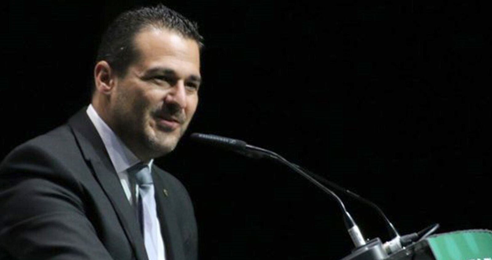 Pablo Lozano, en un acto de la RFAF.