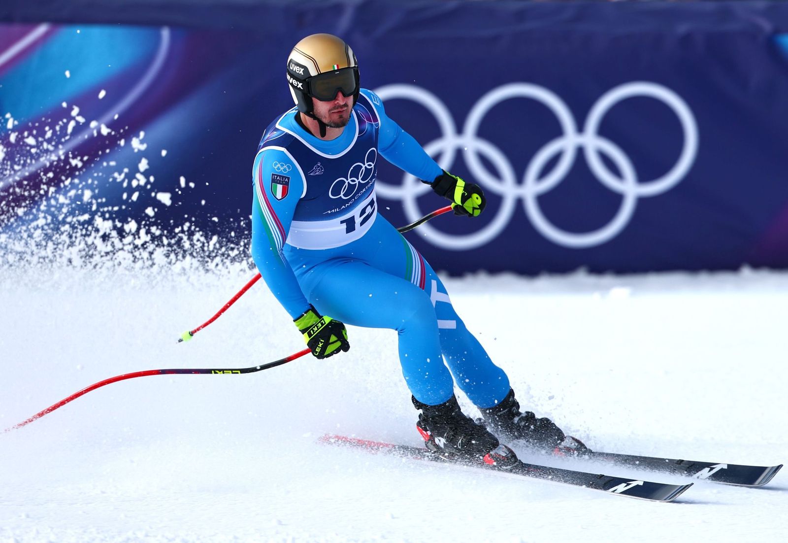 Las espectaculares fotos del descenso masculino en los Juegos Olímpicos de invierno