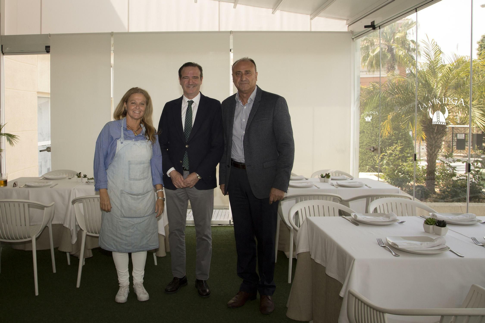 Marta Brinkmann, Pablo Atencia y Juan Luis Pinto.