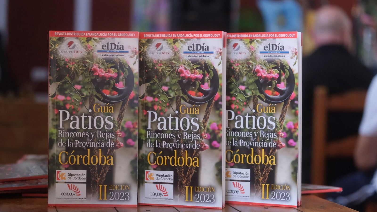 Primer plano de la guía.