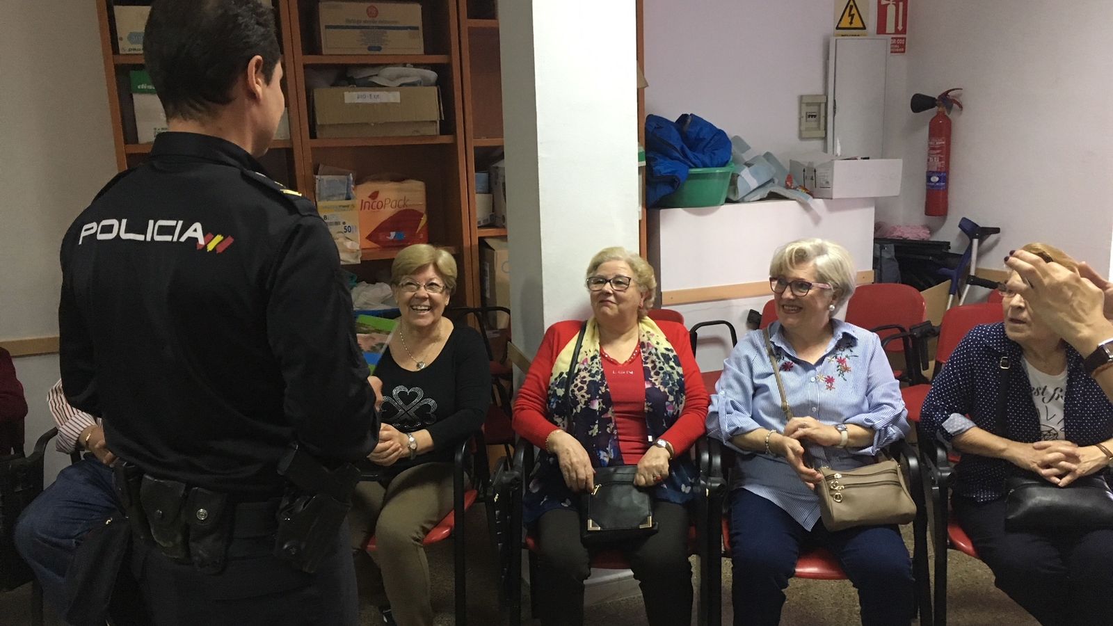 Algunas de las usuarias, durante la formación.