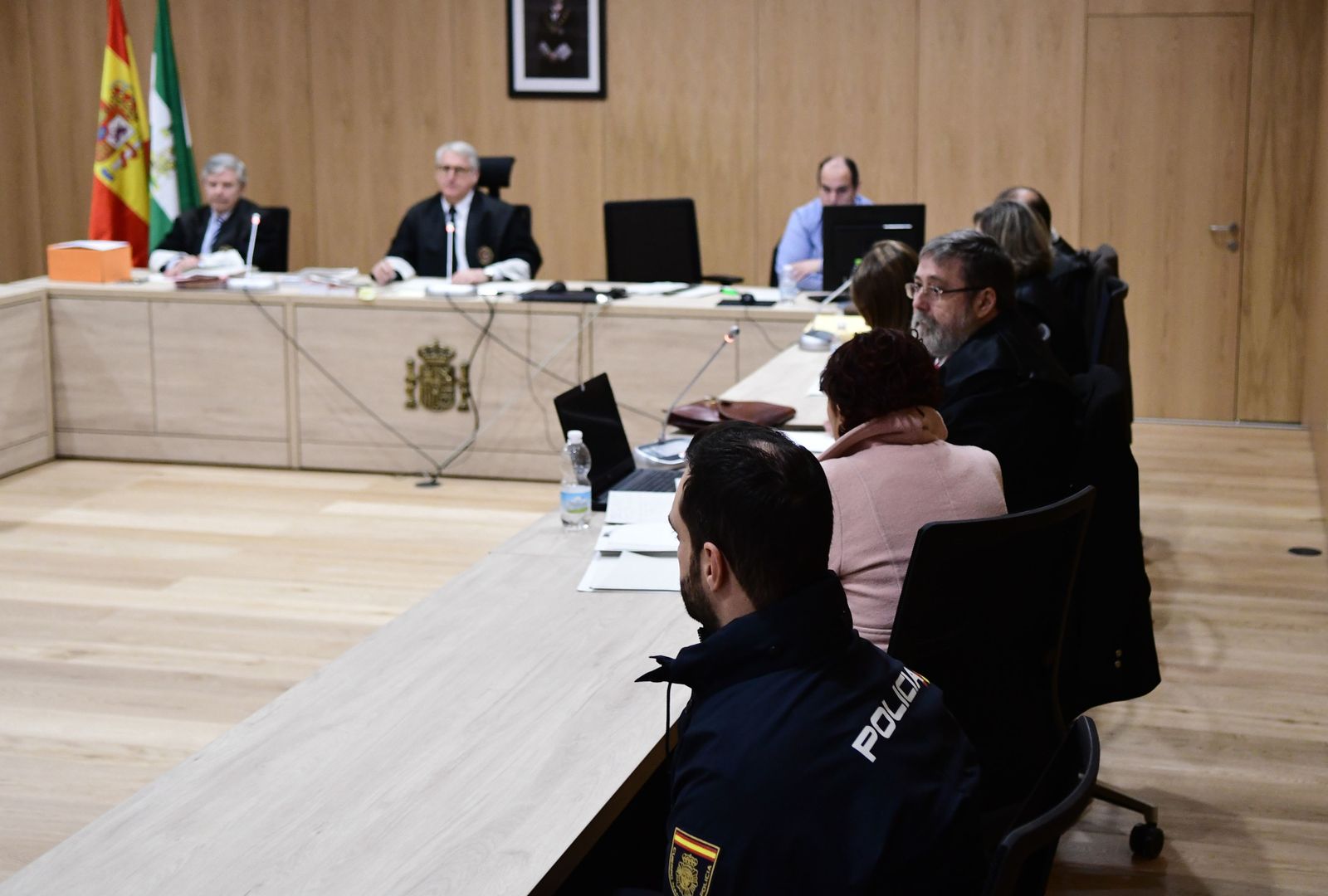 Un momento del juicio, en la Sección Tercera de la Audiencia Provincial.