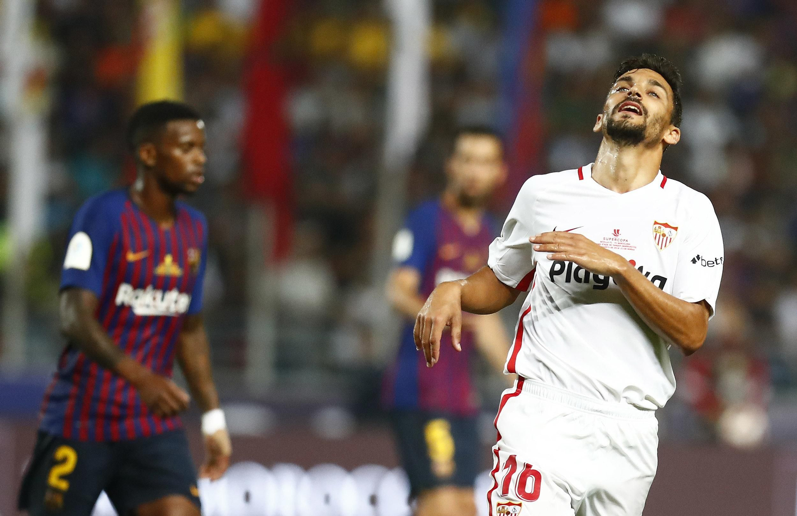 Las imágenes del Sevilla-Barcelona de la Supercopa