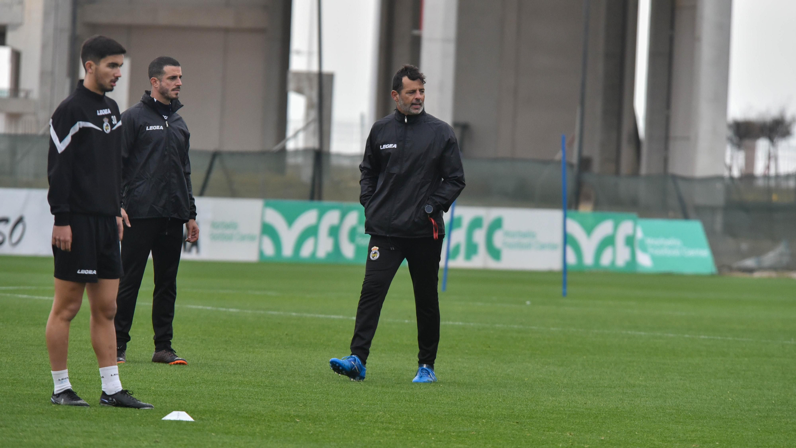 Las fotos del primer entrenamiento de Pitu y Rafa Ortiz con la Balona