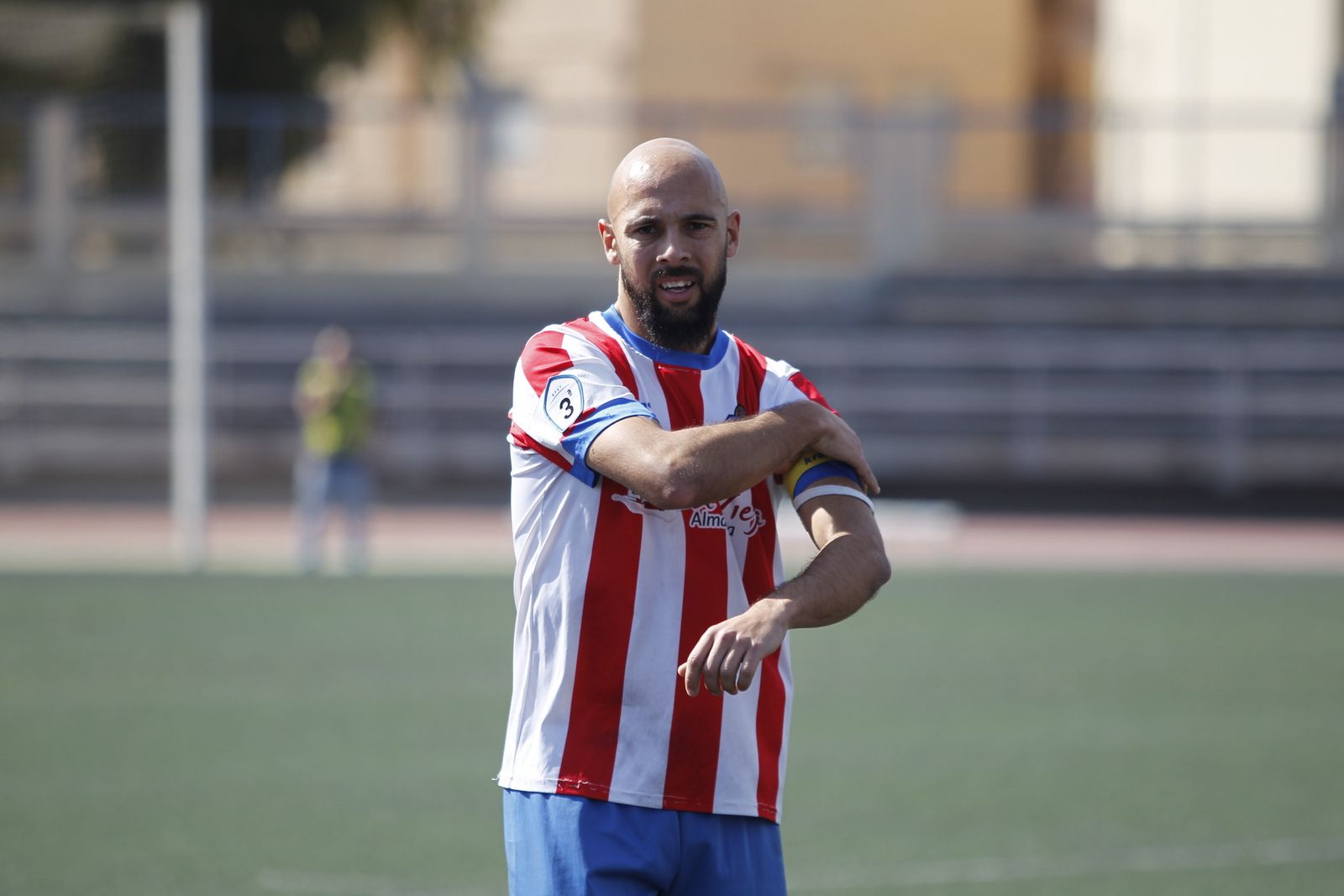Ruzzo durante el partido ante el Torremolinos.