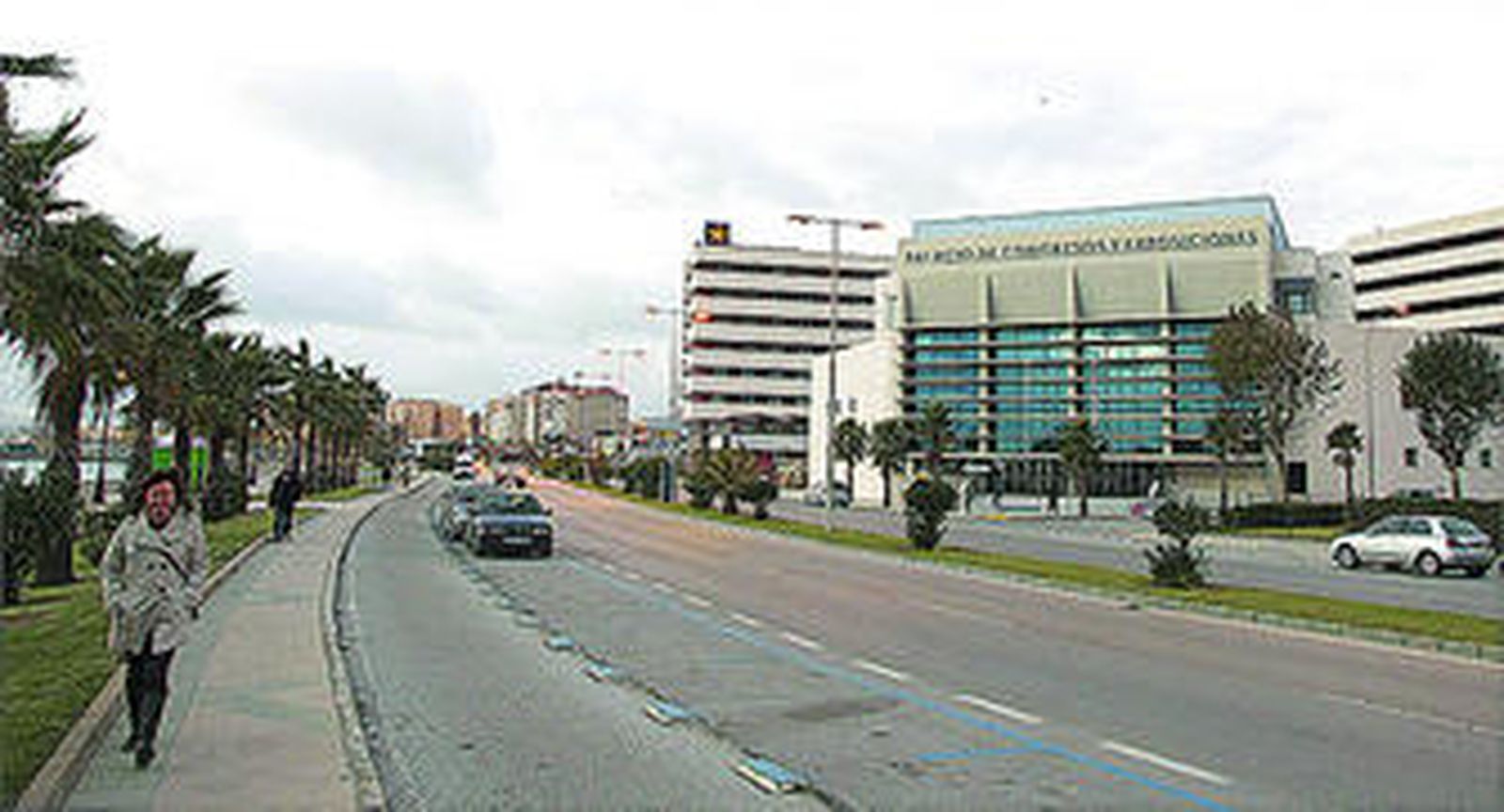 Instantánea de la fachada del Palacio de Congresos.
