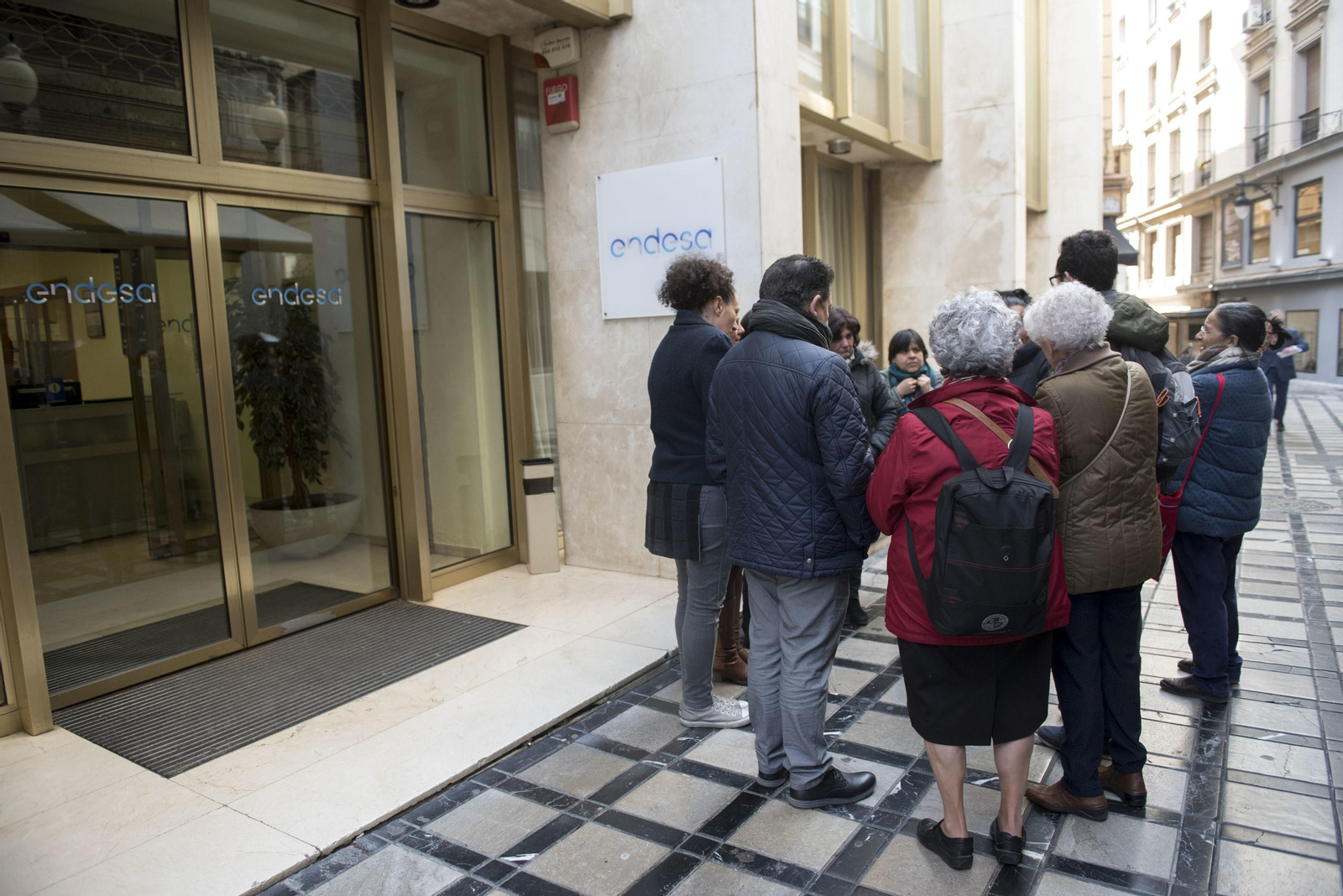 Vecinos de la zona Norte ayer.