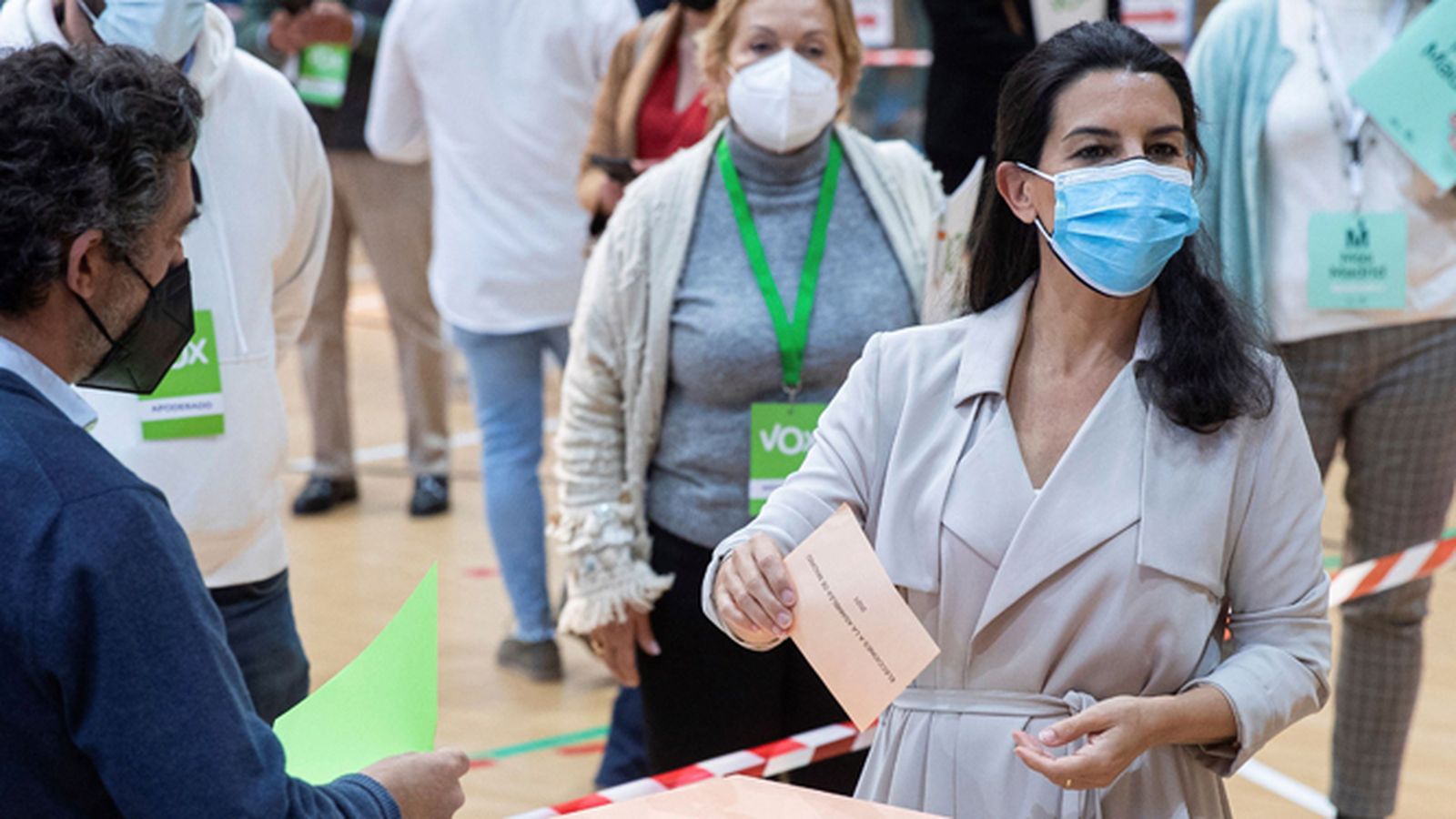 Rocío Monasterio, en las recientes elecciones en la Comunidad de Madrid.