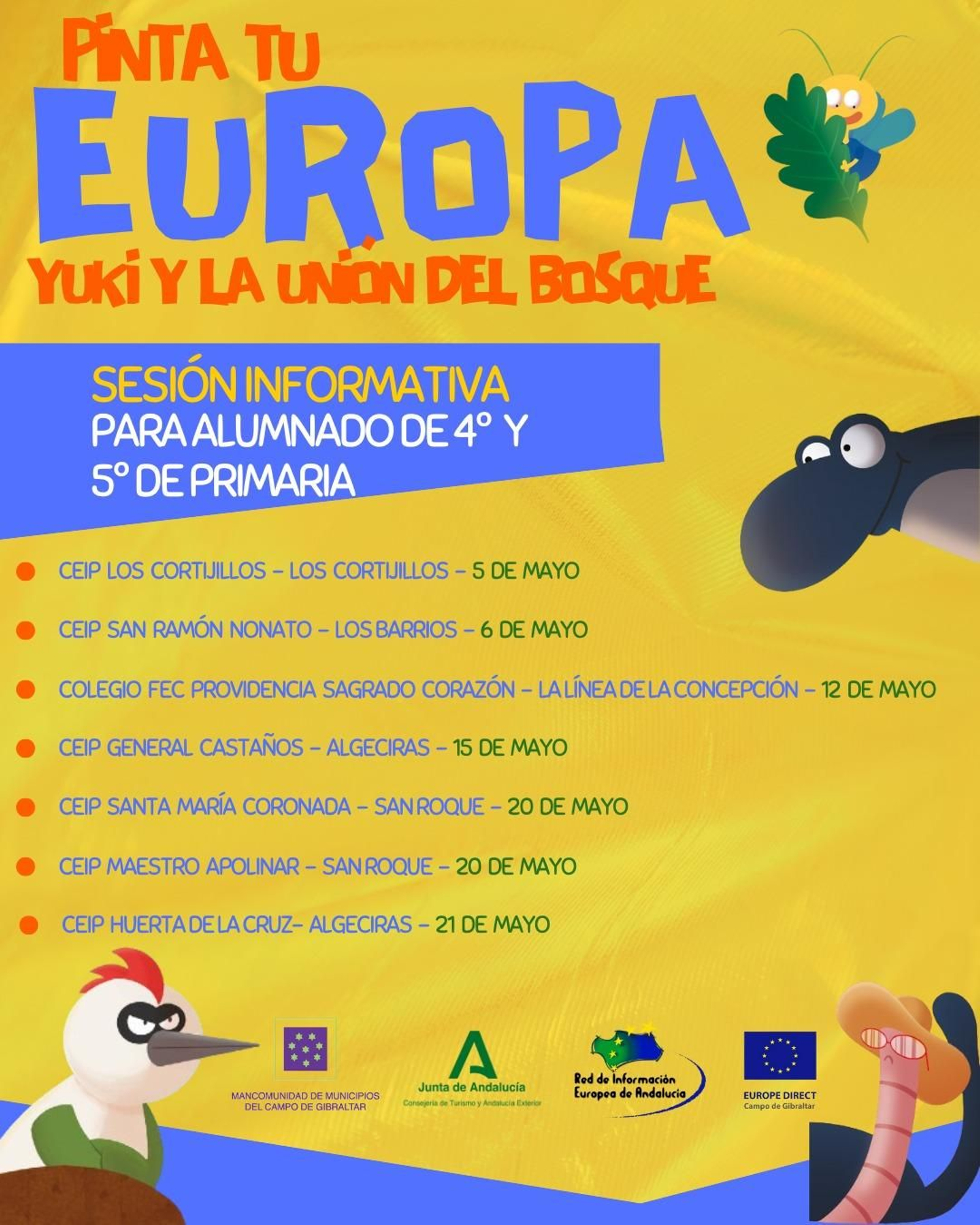 Detalle del cartel de la actividad.