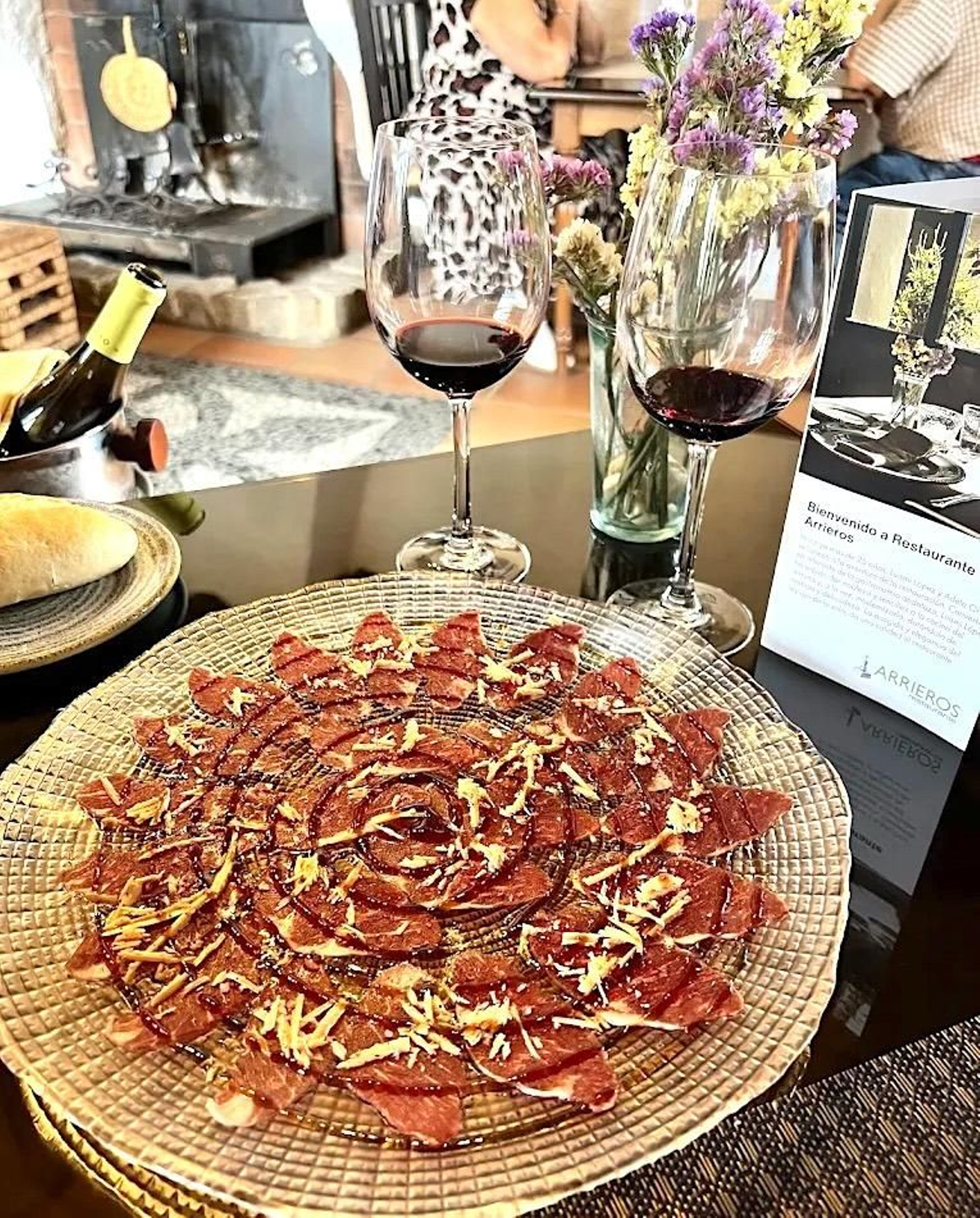Carpaccio de presa en Arrieros