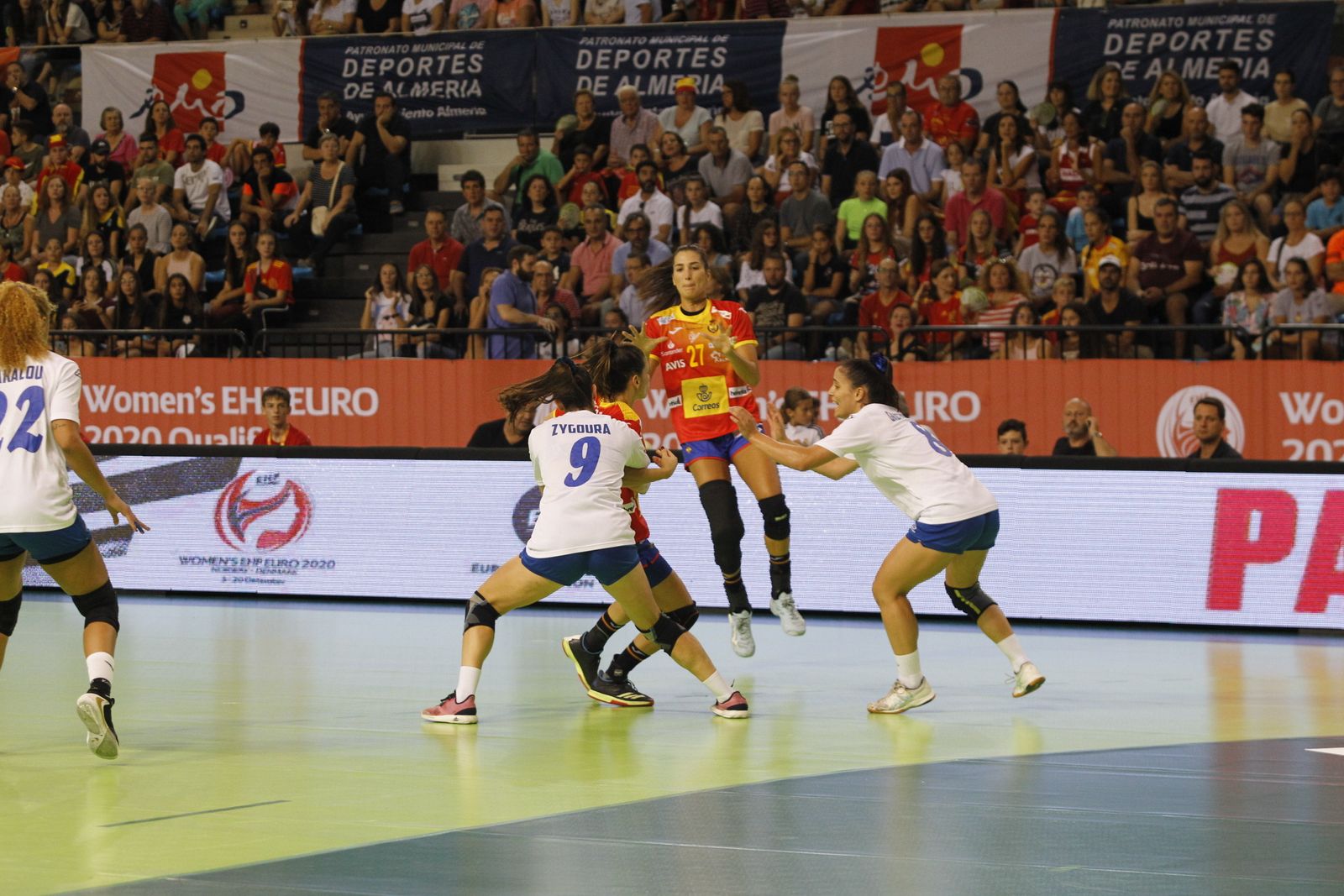 Fotogalería España-Grecia. Balonmano Femenino, fase clasificación Euro 2020