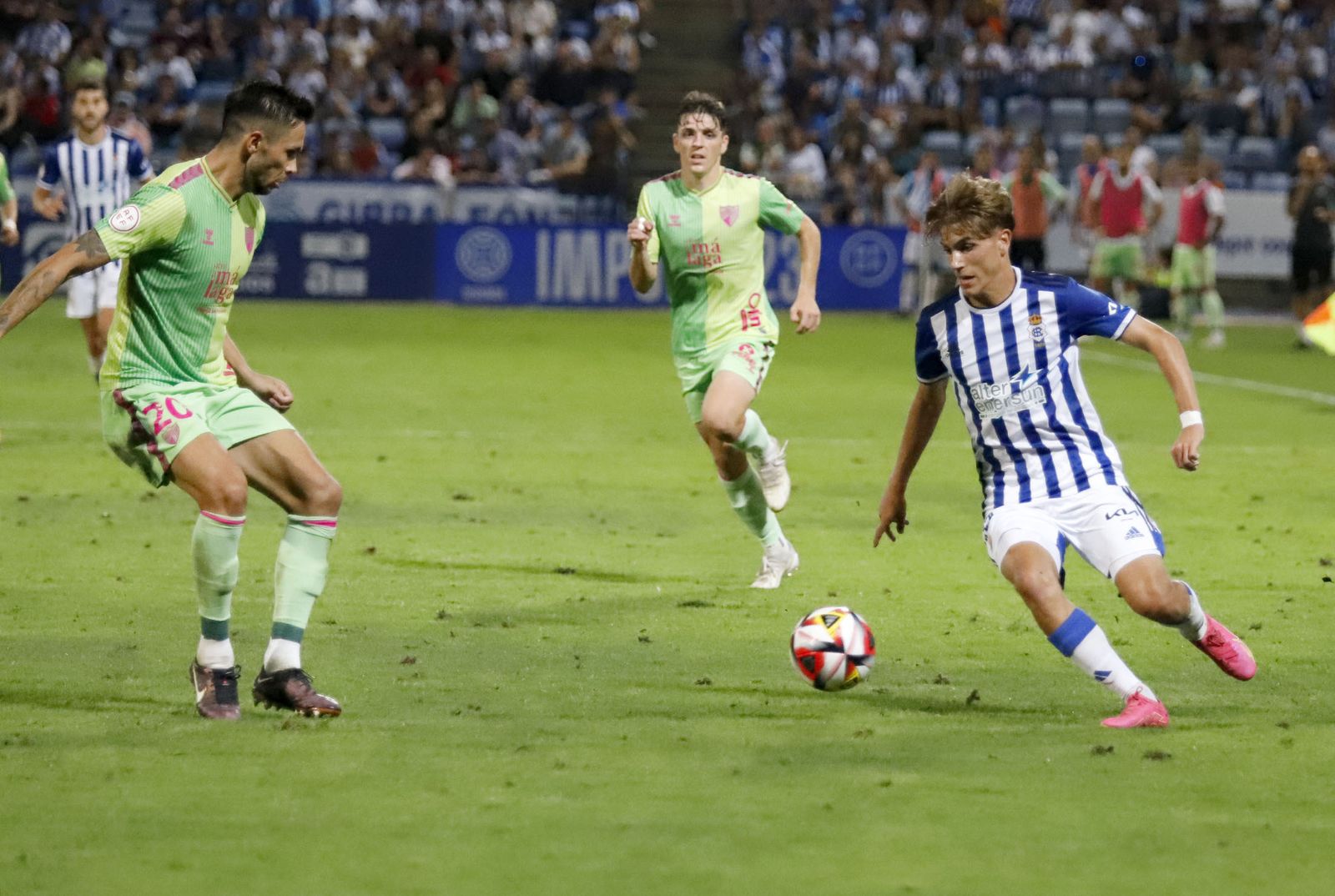 Imágenes del encuentro entre el Recreativo de Huelva y el Málaga