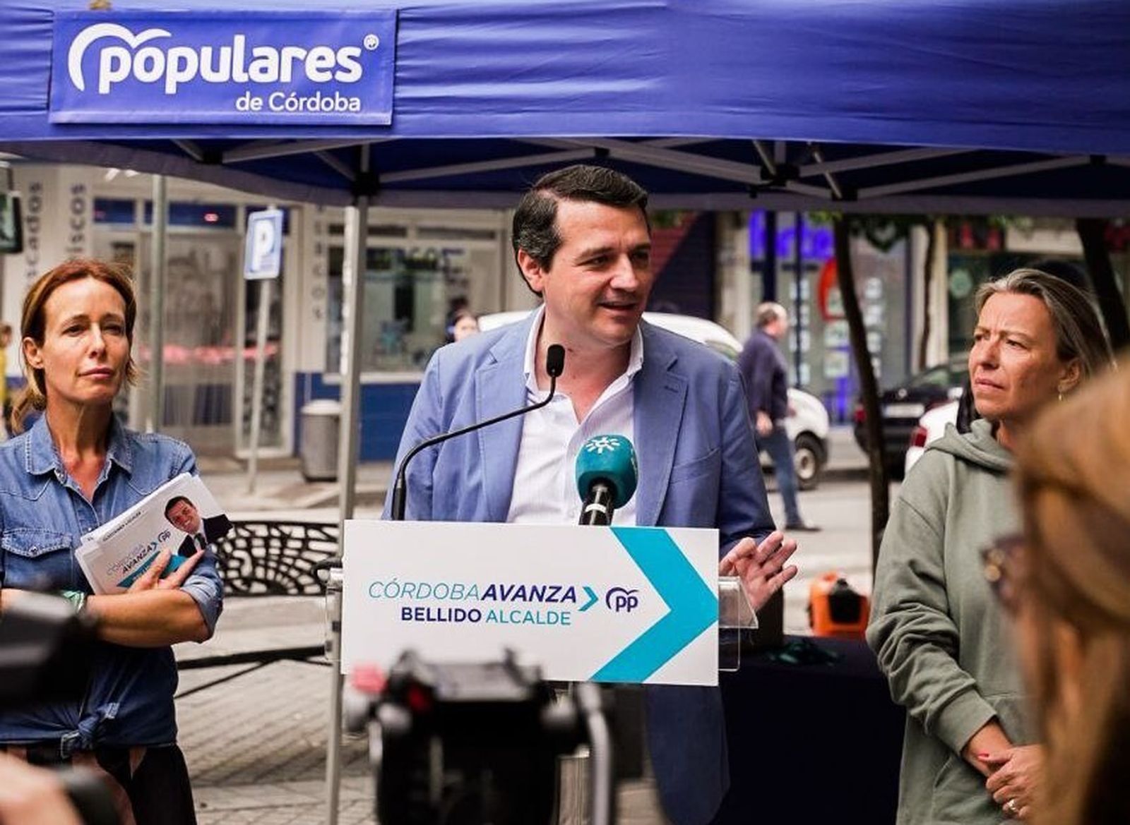 José María Bellido, en la plaza de Costa Sol.