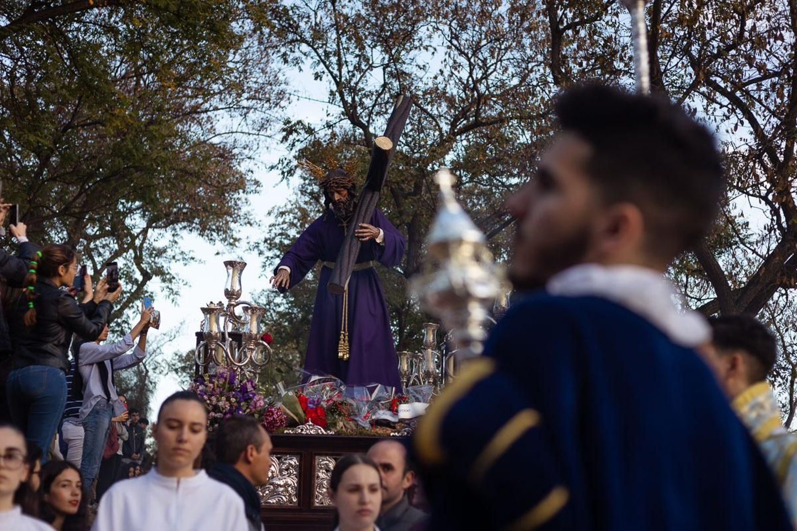 Imágenes de la procesión de Nuestro Padre Jesús de la Salvación