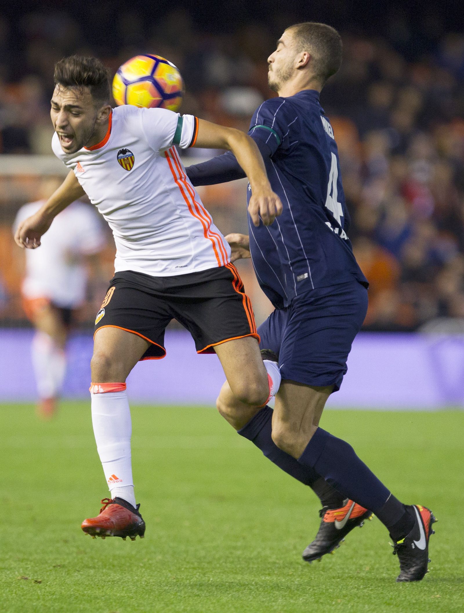 El Valencia-Málaga, en imágenes