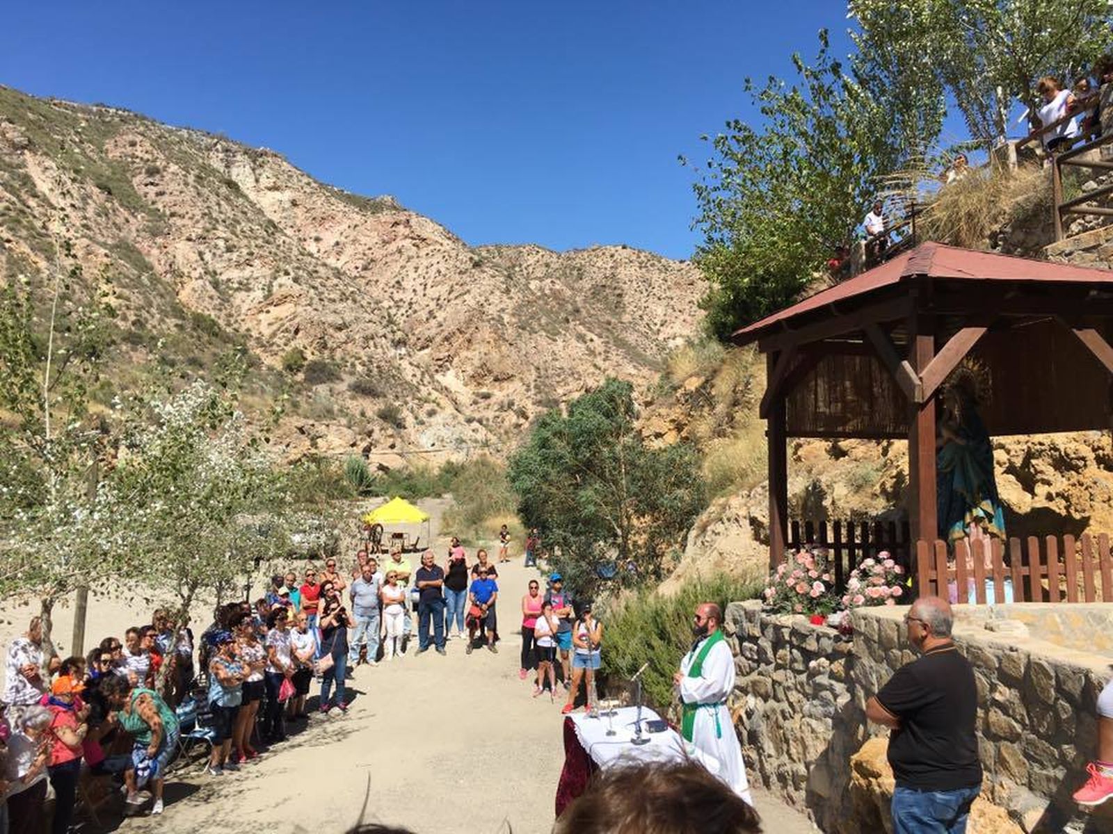 Las imágenes de la Virgen de la Cabeza en Monteagud