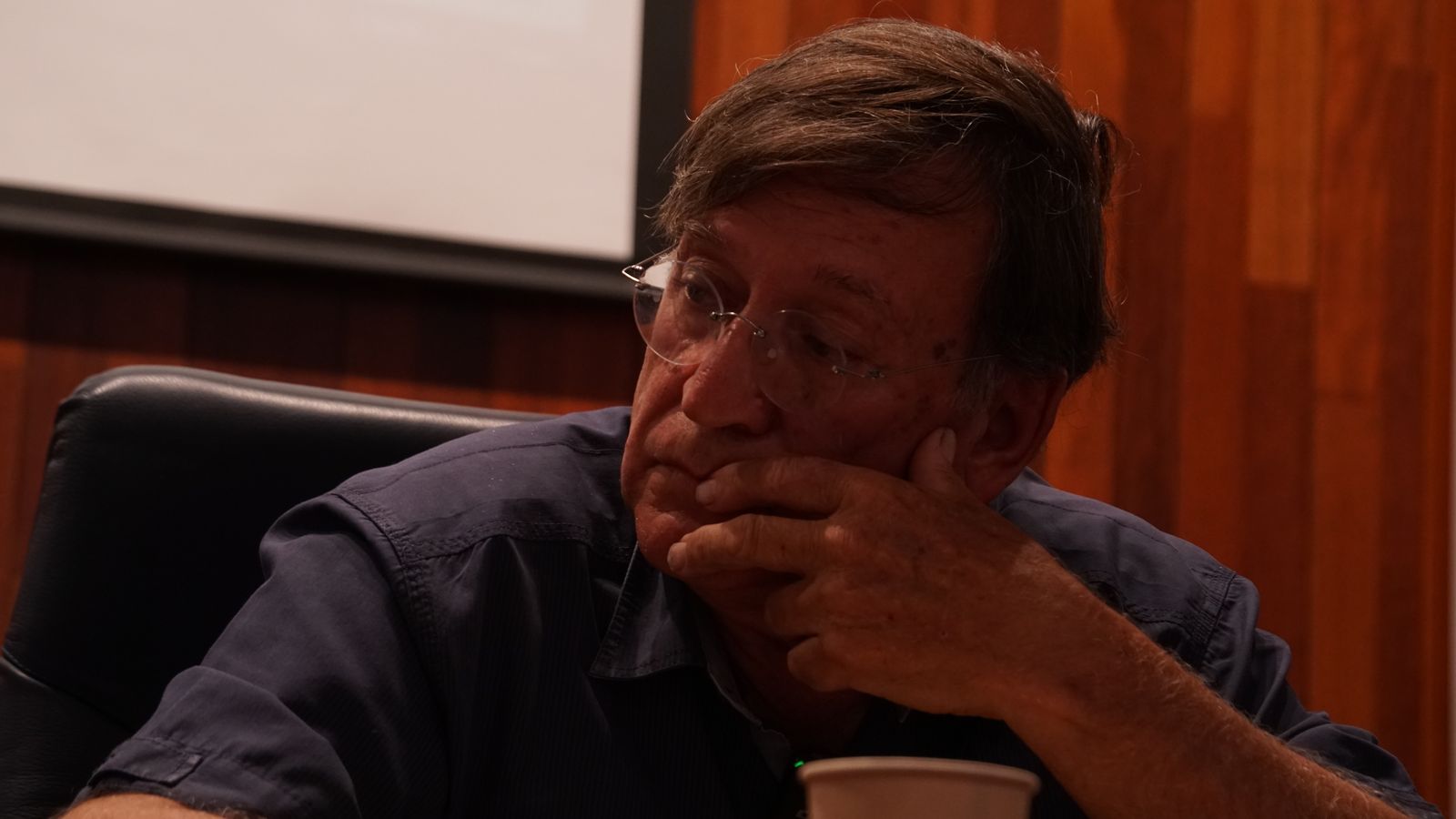 El naturalista Joaquín Araújo, en la reciente presentación de la colección 'Aula Savia'.