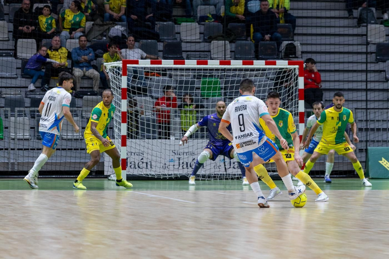Las mejores imágenes del empate entre Jaén FS y Wanapix Sala 10 Zaragoza